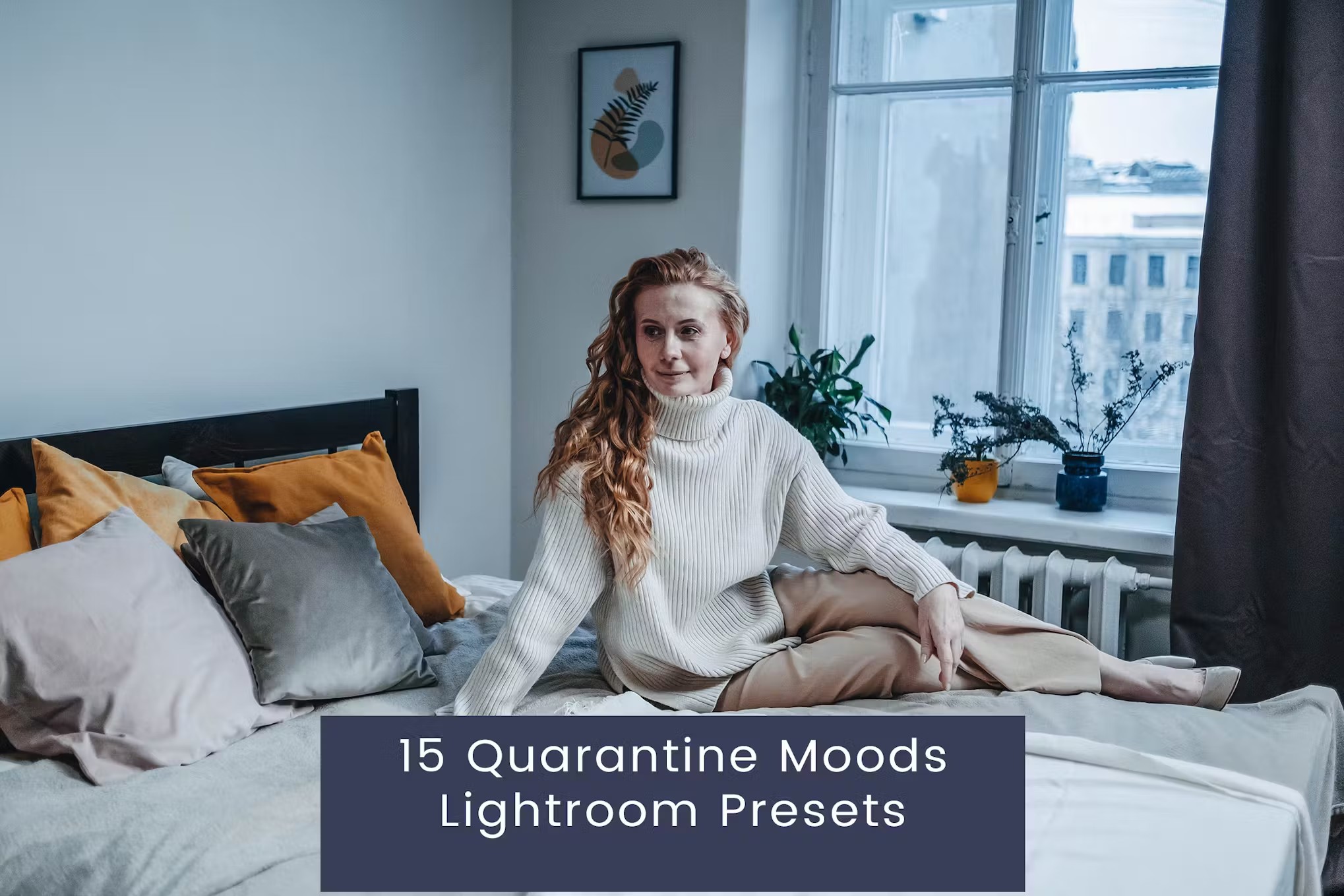 隔离情绪人像心情美学摄影后期调色Lightroom预设 15 Lightroom Presets für Quarantäne-Stimmungen 插件预设 第1张