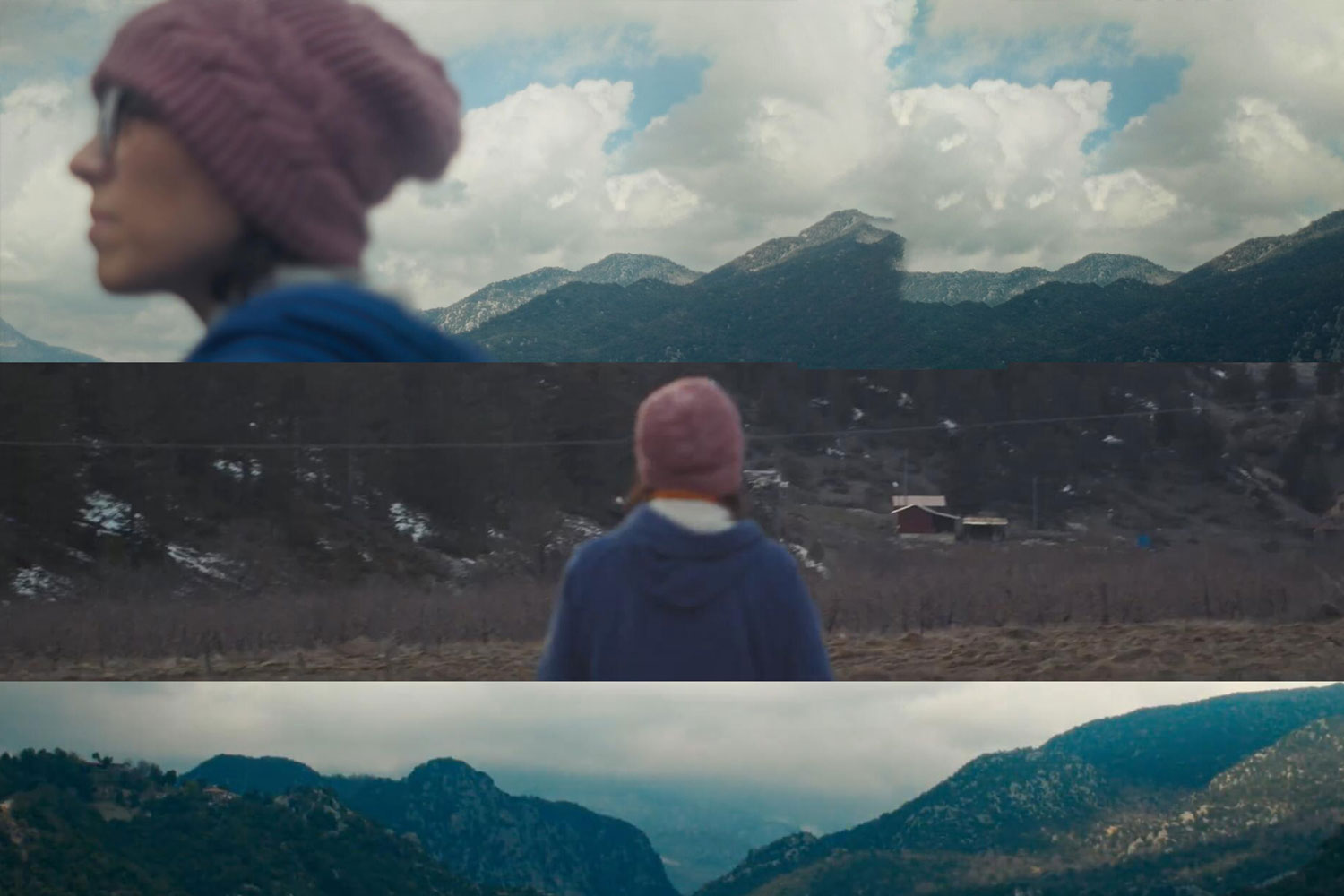 怀旧情绪蓝调氛围户外旅拍摄影电影级短片色调达芬奇调色节点 , 第1张