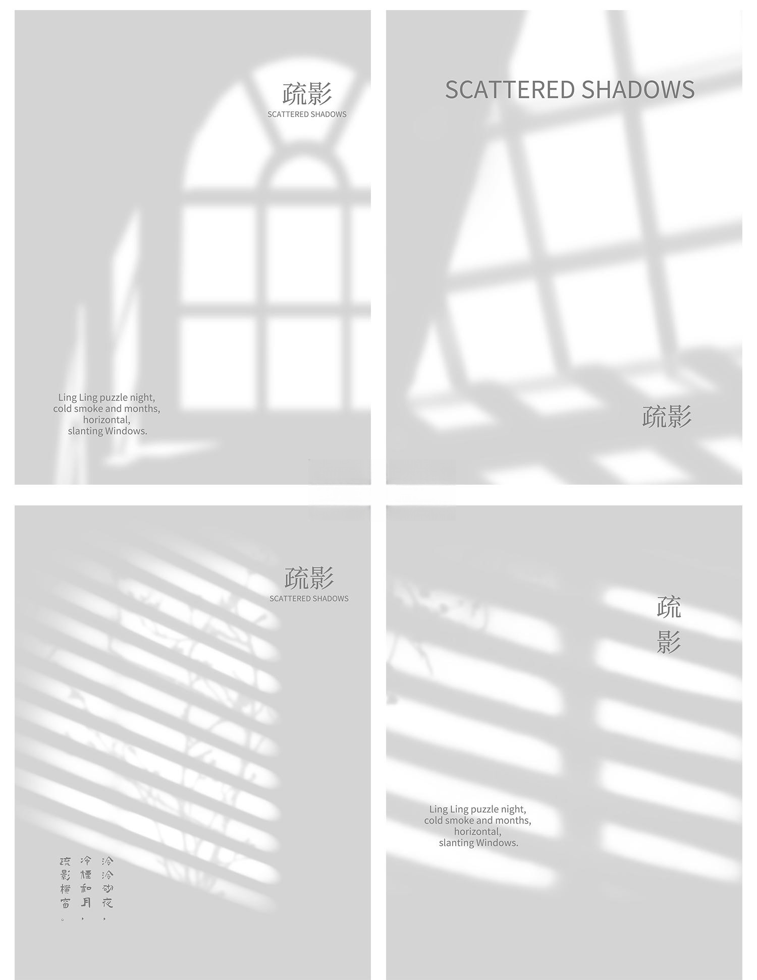 PSD模板-8款文艺植物窗户光影投影叠加效果PSD模板海报照片后期合成设计素材 , 第3张