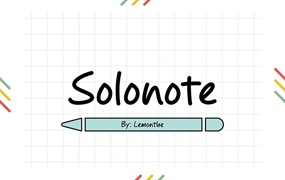 Solonote手写英文字体