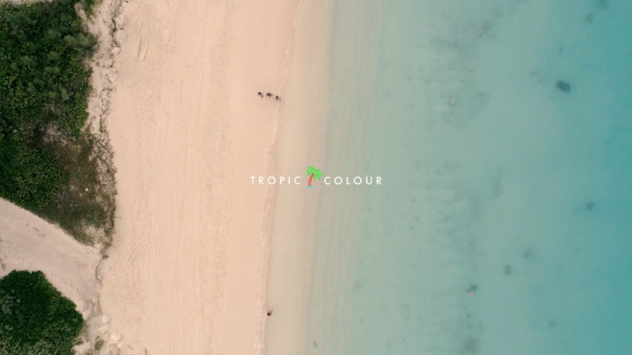 Tropic Colour 22分钟4K热带海滩航拍空中水波浪花后期调色灰片素材片段 Beaches Aerial Stock , 第7张