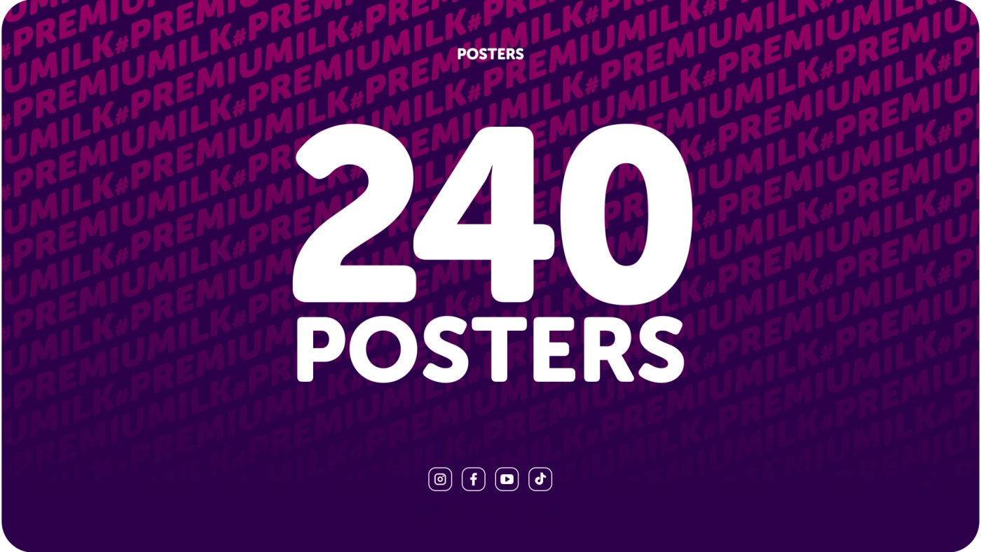 AE脚本模板-256个时尚彩色图形文字标题排版广告海报设计宣传动画 Posters Pack V8（PremiumBuilder） , 第2张