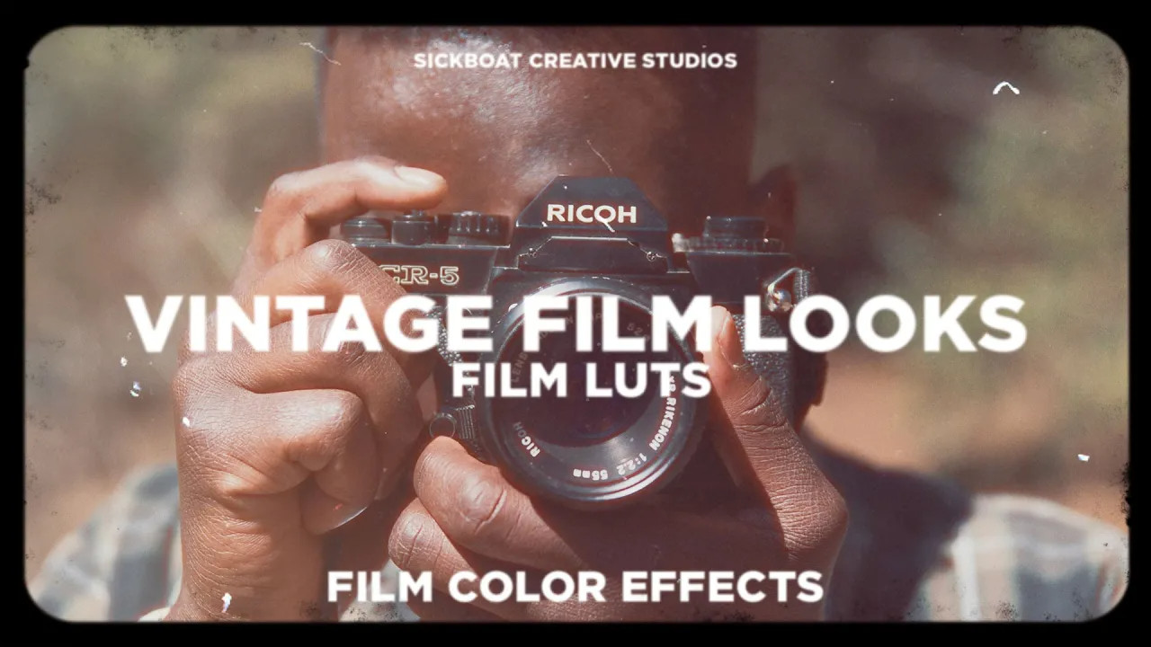 Sickboat 老式胶片色彩模拟电影镜头滤镜颗粒红色光晕LUTS调色预设 Vintage Film Looks | Film LUTS | Film Color Effects | Sickboat , 第5张