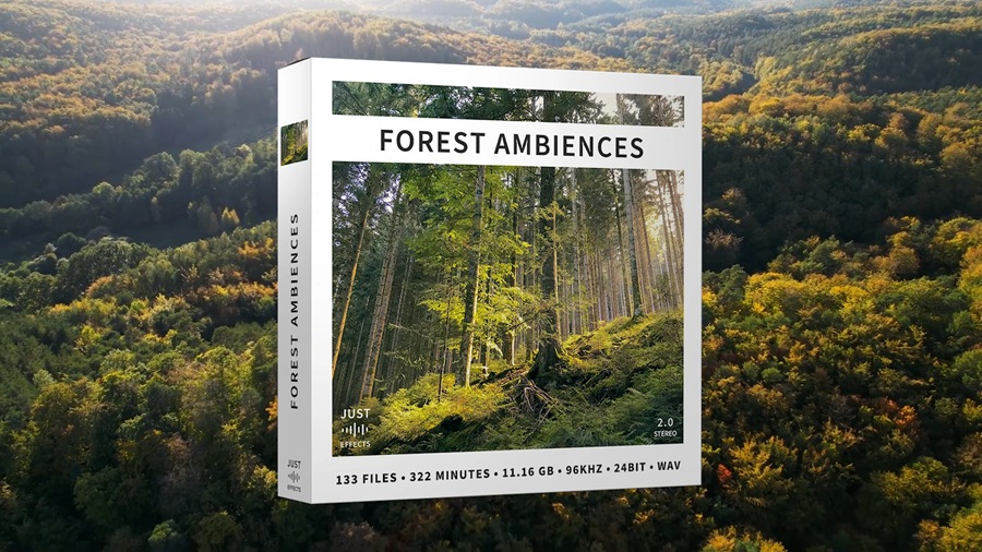 音效：春夏秋冬宁静鸟鸣森林风声氛围环境音效库 Just Sound Effects Forest Ambiences , 第2张