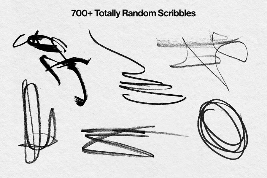 760+高精度复古铅笔墨水街头涂鸦艺术手绘笔迹标记免扣PNG设计元素套装SCRBLS TRANSPARENT SCRIBBLES . 第3张