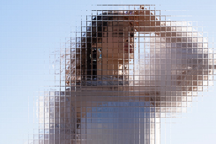 30款优雅抽象艺术花式压花玻璃透明浮雕图案PSD特效样机套装【含中文教程】Glass Refraction Effects . 第3张