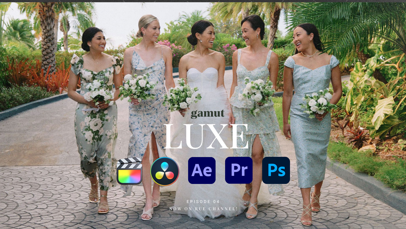 Gamut – Luxe 清新优雅轻奢婚礼旅拍人像摄影色彩分级LUTS调色预设 , 第1张