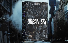 140款高清城市都市街道车辆人流户外音效背景音乐WAV套装Acidbite – Urban SFX