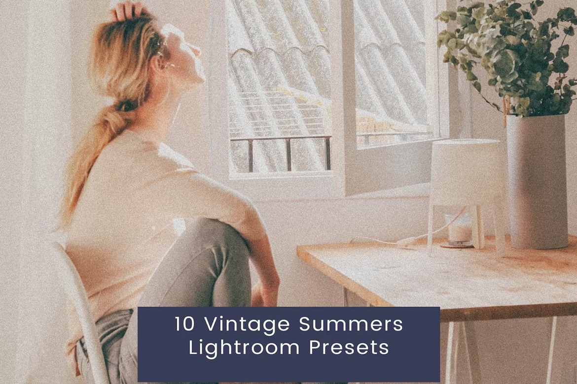 LR/PS预设-复古电影胶片人像Lightroom预设10 Vintage Summers Lightroom Presets 插件预设 第1张