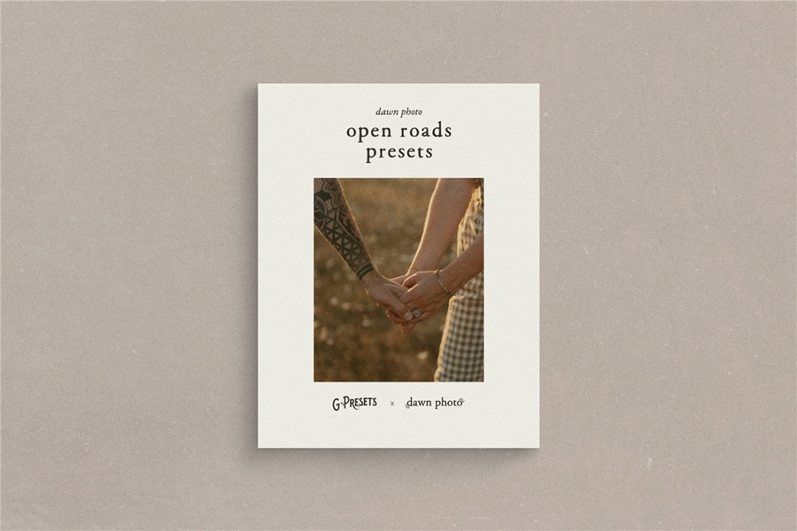 G-Presets 经典怀旧复古色调颗粒氛围落日低光LR调色预设包 G-Presets Open Roads Presets , 第1张