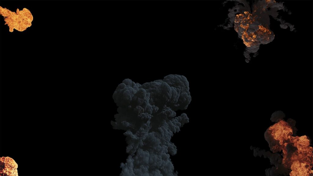Eldamar Studio 30个好莱坞灾难动作电影大规模爆炸模拟闪光炮弹撞击破坏4K视觉效果包 30 Massive VFX Explosions Pack 影视音频 第2张