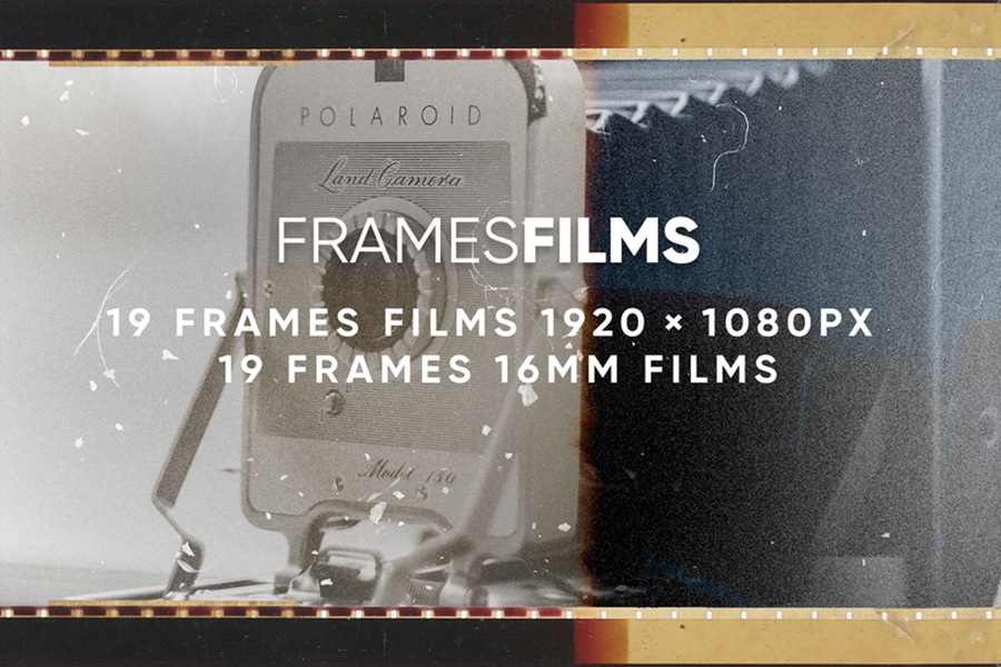 Jorge Salazares 高分辨率复古胶片燃烧电影遮罩镜头边框PNG&JPG图片素材 Frames Films 图片素材 第3张
