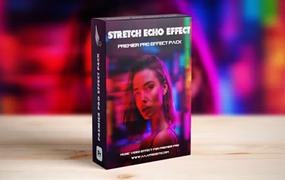 PR模板-16种动态过渡独特的拉伸回声效果音乐视频转场元素 Stretch Echo Music Video Transitions Pack for Premiere Pro