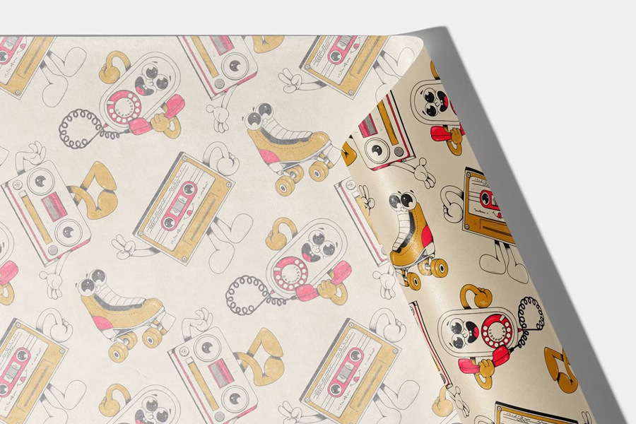 20种手绘复古壁纸社交媒体帐户墙面艺术包装纸织物无缝图案系列 Patterns Whimsical Collection , 第7张