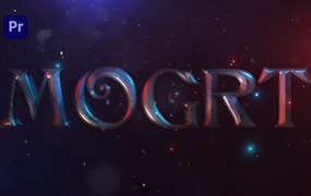 PR模板-3D奇幻电影片名史诗氛围视频游戏电影标题预告片动画 Fantasy Cinematic Titles MOGRT