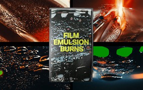 Tropic Colour 高分辨率胶片乳液脏污垢烧伤转场过渡视频+音效素材 Film Emulsion Burns & TRANSITIONS 4K