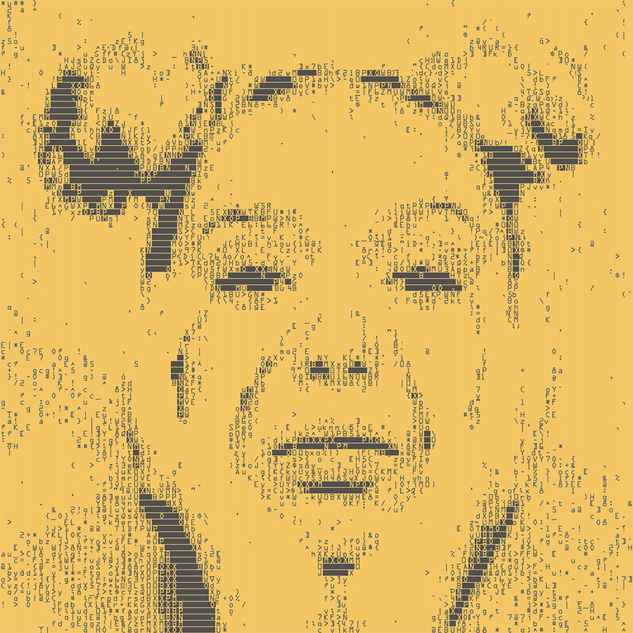 复古Y2K赛博朋克风网络数字科技计算机代码艺术照片图像PS修图特效滤镜插件样机 ASCII Art Creator , 第7张