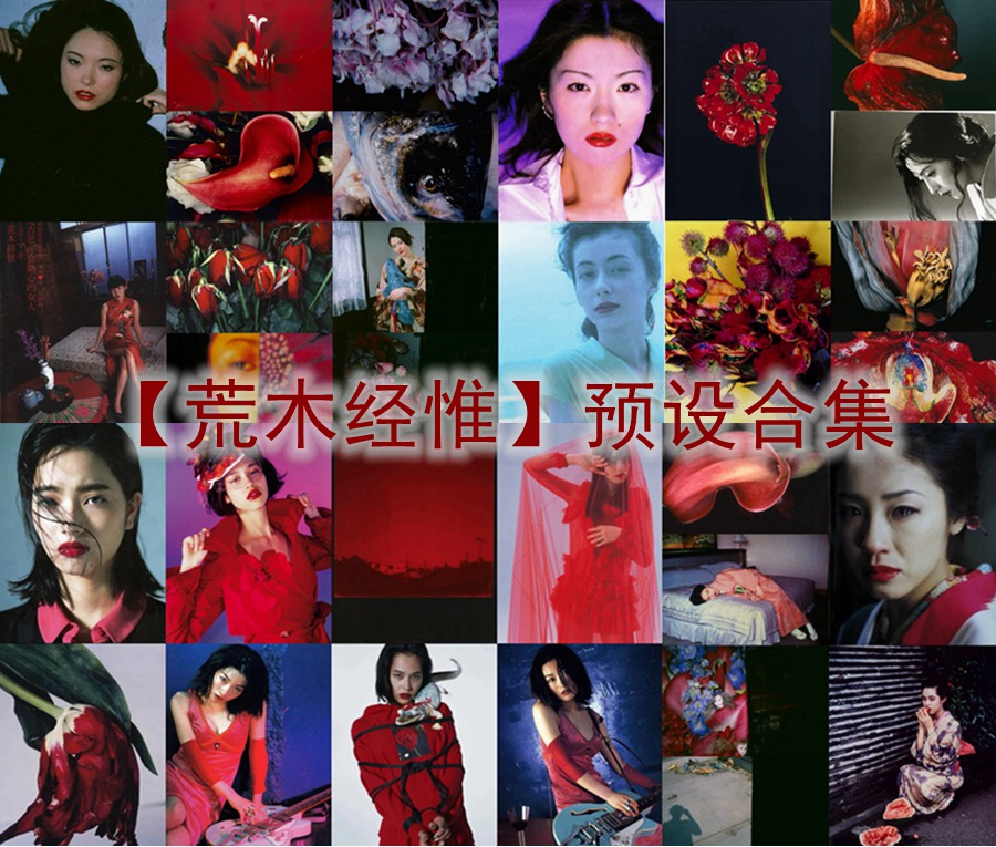 日本日系摄影师【荒木经惟】预设合集Nobuyoshi Araki荒诞怪诞风纪实人文摄影LR预设PS调色PR剪映滤镜LUT预设 插件预设 第1张