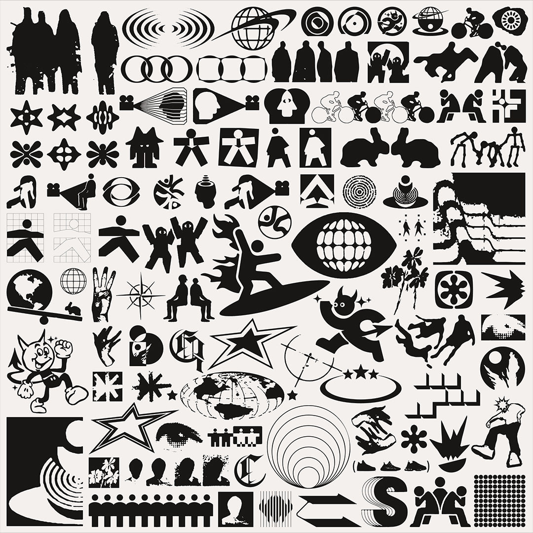 106款现代流行抽象Y2K矢量logo徽标AI图形设计套装Logo Elements Vol. 2 , 第3张