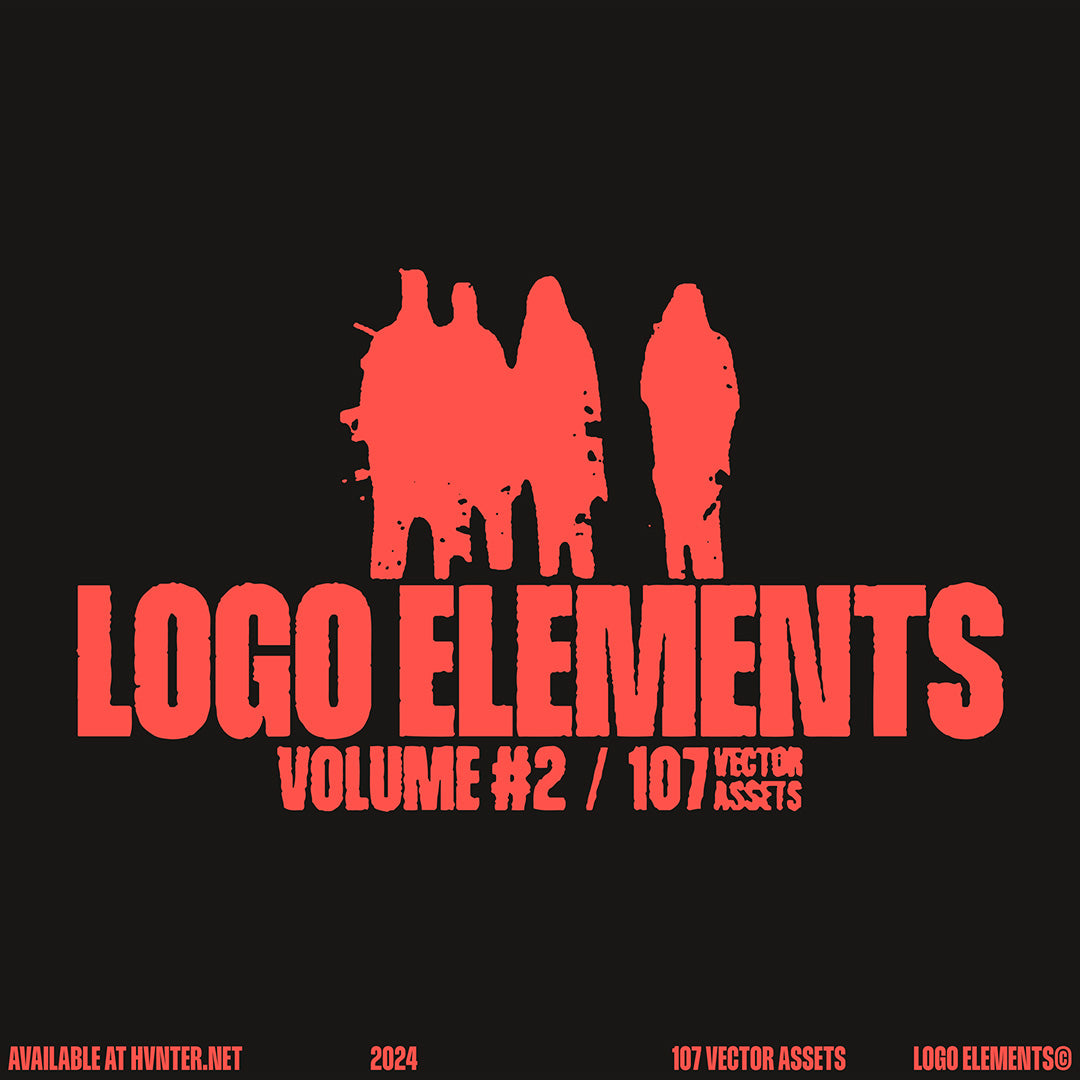 106款现代流行抽象Y2K矢量logo徽标AI图形设计套装Logo Elements Vol. 2 , 第7张