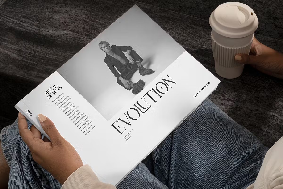 优雅杂志海报标识设计衬线英文字体安装包 Amoun 设计素材 第7张