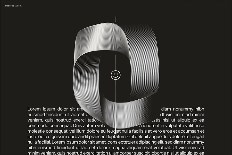 26款暗黑3D立体发光抽象线条英文大写字母海报标题排版AI矢量图形设计套装Illuminated Black Letters , 第7张