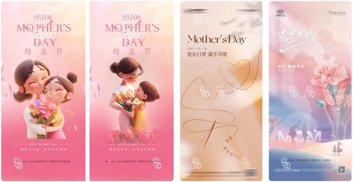 52套 母亲节节日节庆海报模板PSD设计素材 , 第6张