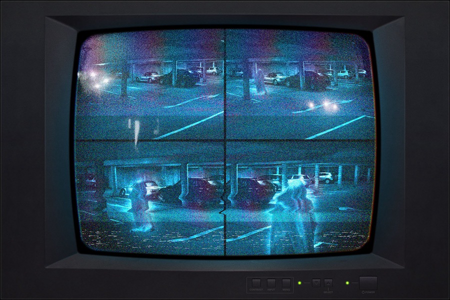 复古VHS故障监视器老式显示器TV电视文本图片后期处理PSD特效样机VHS Machine – Retro Monitor Effect 样机素材 第3张