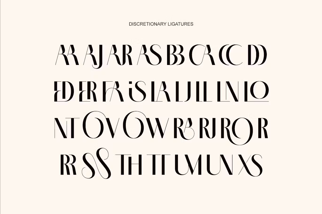 现代优雅精致时尚杂志品牌设计无衬线英文字体 Poria - Modern Display font 设计素材 第3张
