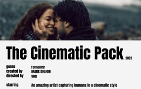 Mark Deleon - The Cinematic Pack 怀旧复古浪漫情绪电影色调风格人像摄影LR调色预设