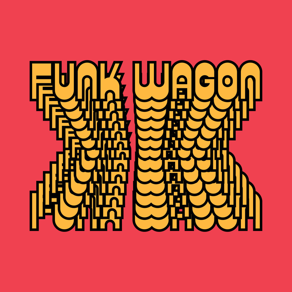 复古趣味时髦Y2K海报标题排版装饰无衬线英文字体Funk Wagon Font 设计素材 第4张