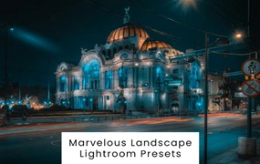 现代复古赛博朋克婚礼景观摄影照片调色Lightroom预设 Marvelous Landscape Lightroom