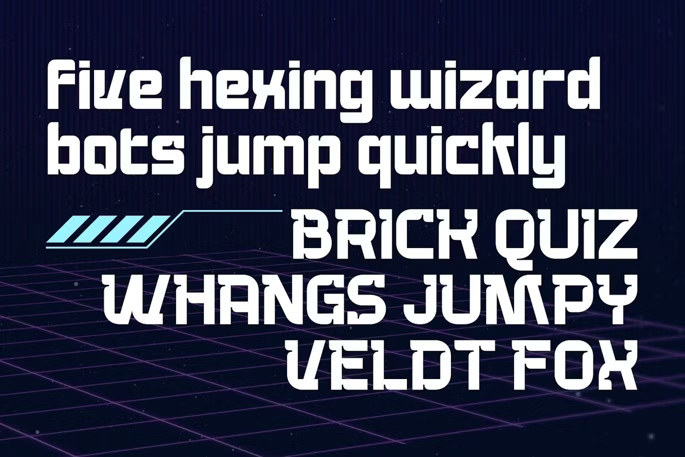未来科幻现代机能科技品牌海报徽标设计装饰英文字体安装包 Jumps Track Font 设计素材 第6张