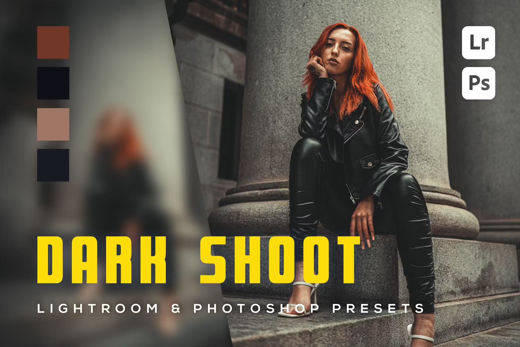 LR/PS预设-时尚街拍电影人像Lightroom预设 Dark shoot Lightroom Presets 插件预设 第1张