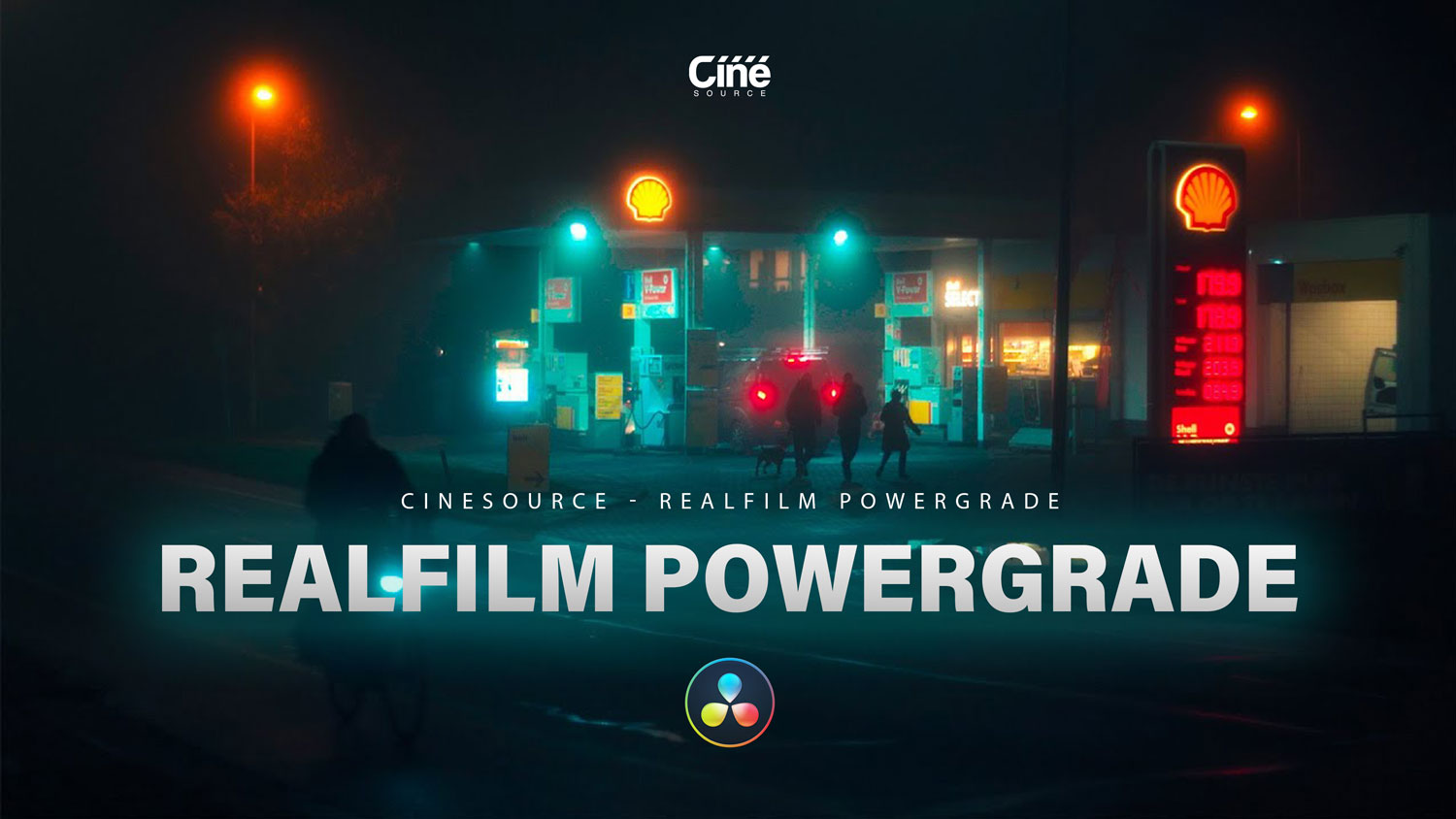 Cinesource - RealFilm Powergrade 复古美感柯达35mm电影级红绿蓝光晕胶片模拟达芬调色节点 插件预设 第1张