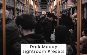 喜怒无常黑暗穆迪旅拍摄影后期调色Lightroom预设 Dark Moody Lightroom Presets