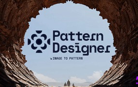 Blender插件Pattern Designer 1.5无缝图案设计节点创建平铺纹理