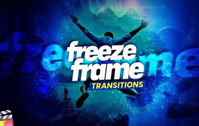 FCPX插件：30种创意静帧停留图文排版设计展示转场过渡动画 PremiumVFX – Freeze Frame Transitions