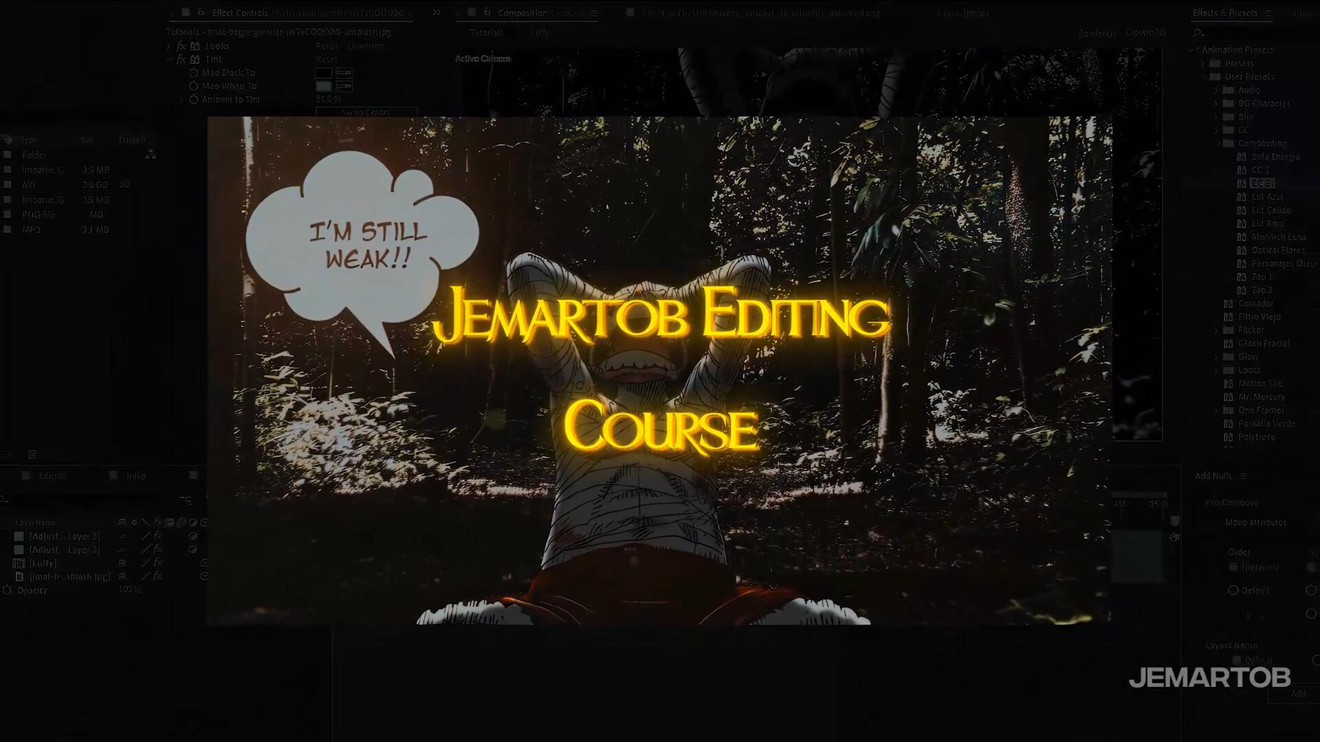 大师课程：动漫剪辑基础视频课程 Jemartob Editing Course - After Effects , 第3张