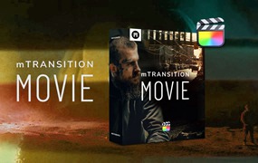 MotionVFX – mTransition Movie 50个经典叙事电影双重曝光戏剧性光圈剪辑视频转场FCPX插件