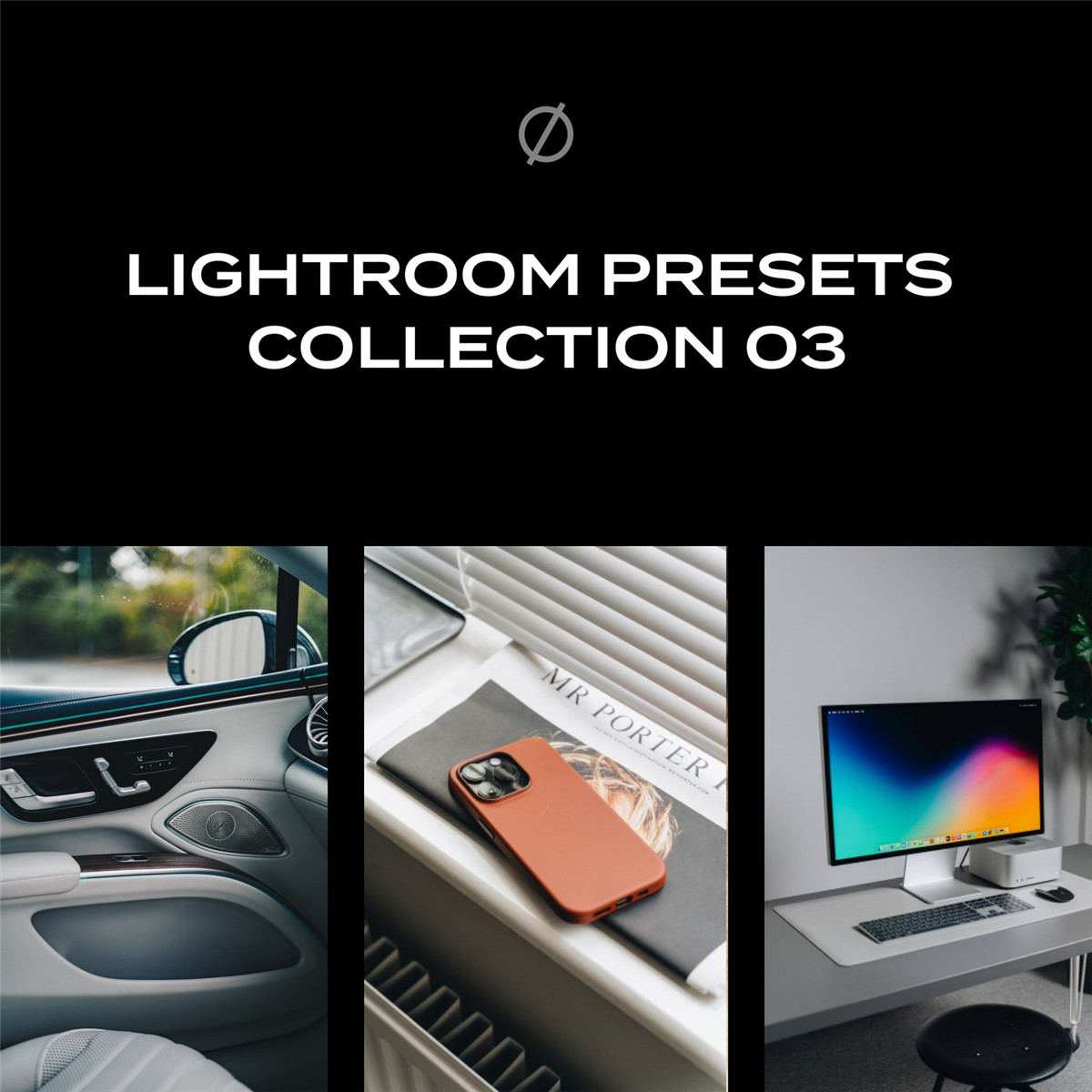 极简主义产品摄影汽车手机PC设备数码产品LR调色预设 Oliur UltraLinx Lightroom Presets Collection 03 , 第1张