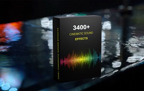 VFX Studio 3400个高质量电影感电影级大气层无人机爆炸掉落办公室厨房脚步声过渡音效素材包 3400+ CINEMATIC SOUND EFFECTS