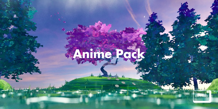 【Blender预设】Procedural Anime Pack 250+卡通动漫着色器模型材质 插件预设 第1张