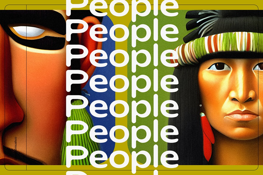100款高质量古代原始部落土著少数民族人物半身肖像插画图片素材 Portraits Vol.04 图片素材 第24张