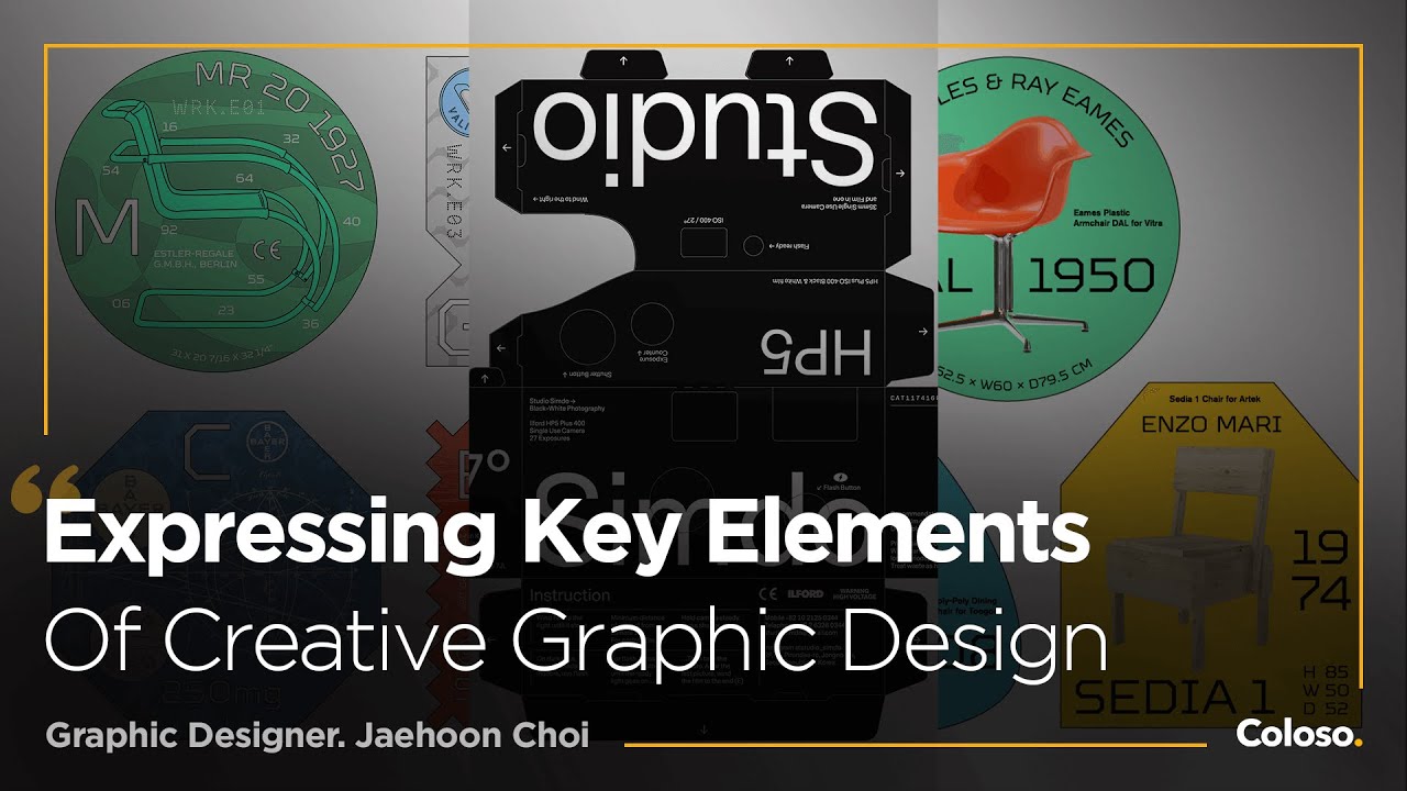 大师课程 专业平面视觉海报招贴设计视频教程 Coloso – Jaehoon Choi – Expressing Key Elements for Creative Graphic Design (English Sub) 设计教程 第1张