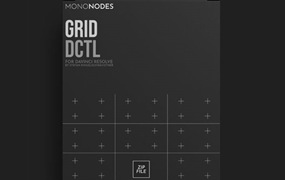 Mononodes GRID DCTL 达芬奇电影画面精简网格线对齐构图辅助DCTL达芬奇插件