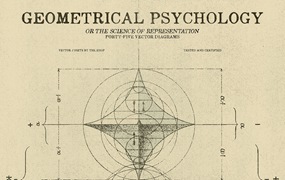 80年代复古美学几何学术科研矢量插图素材合集 Geometrical psychology diagrams