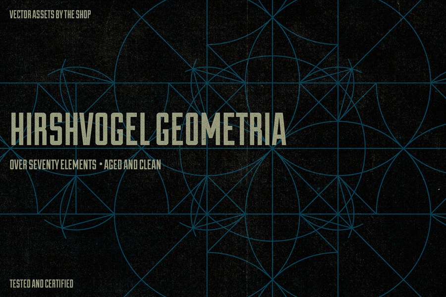 古老数学几何学术科研复古矢量插图素材合集 Hirschvogel geometria vector assets 图片素材 第5张