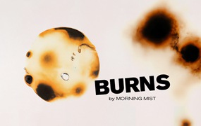 复古做旧艺术烧伤灼伤纸张纹理素材合集 Burns 2.0 by Morning Mist