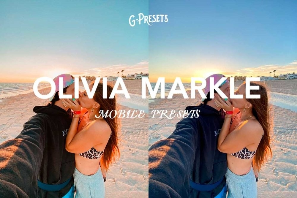 流行绚丽真正色彩暖色调旅行摄影照片手机Lightroom调色预设 G-Presets: Olivia Markle Mobile Presets 插件预设 第1张